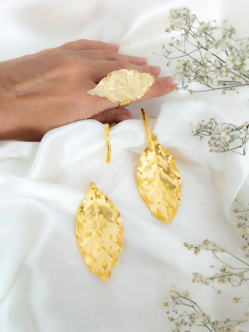 CONJUNTO HOJAS MARTILLADAS -YELPI